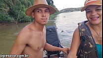 Tigress Vip va à la pêche avec son amie et les guides de pêche finissent par baiser les deux très savoureux au bord de la rivière et reçoivent beaucoup de sperme - Miia Thalia - Destroyer Vip