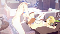 Genshin Impact Hentai - Lumine x Razor Hard Sex [Handjob, blowbjob and fucked with creampie] - Japanese asian manga anime game porn