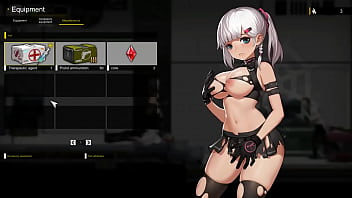 Silver haired girl having sex with men and monsters in The shadow of Hydhra act hentai game