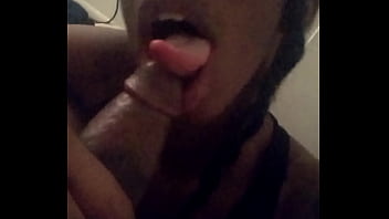She gives her husband a worthy blowjob that he deserves for being a good man blowjob he receives from his wife La Nefertiti Perkins she sucks and deep throats his big hung black dick and swallows for him Add me Premium Snap beautyoflennap