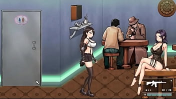 Uma linda mulher fazendo sexo com homens no jogo C Area blockz hentai