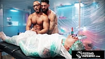 FistingInferno - Isaac X Bound & Teased By Two Muscle Hunks