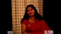 gordito la grasa india la tía en rojo sari