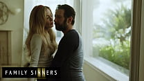 Sexe entre demi-frères et sœurs blonde (Aiden Ashley, Tommy Pistol) - Family Sinners