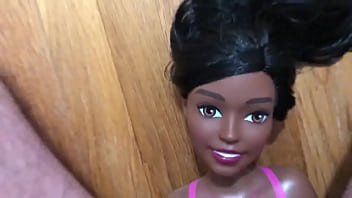 Dark Brown Barbie Styling Head Doll