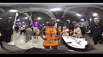 Keyshana True booty dance à Exxxotica NJ 2021 en VR à 360 degrés
