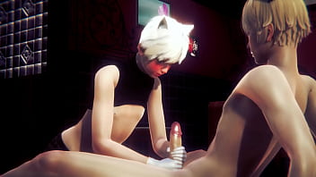 Yaoi Femboy - Alan Paja y mamada - Sissy Trap Crossdresser Anime Manga Japanese Asian Game Porn Gay