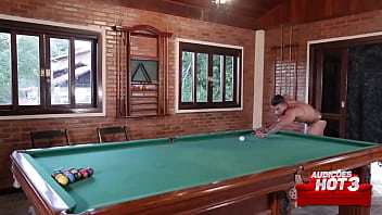 Fucking yummy on the pool table