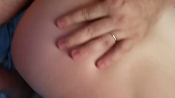 Tired dick eating ass wife