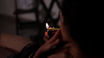 Lina reyes Smoke and show foot fetish