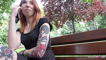 SCOUT ALLEMAND - EYE ROLLING ORGASM CASTING SEX FOR REDHEAD jeune femme GIADA