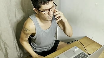 Two porn actors, porn boys are hired to fuck while the client performs the fetish of recording. Kadu Ventri and Guto Abravanel