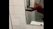 SugarNadya fucks in the airport bathroom right before her flight