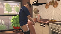 Enfoncer le frère de mon petit ami - (Mon professeur d'art - Épisode 4) - Sims 4 - Hentai 3D