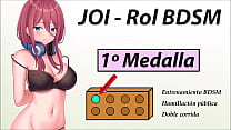 JOI Adventure Role Hentai - Primeira medalha BDSM - Em espanhol