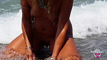 nippleringlover hot mom nude beach multiple pussy piercings extreme stretched nipple piercings