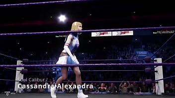 Cassandra With Sophitia VS Shermie With Ivy - Terrible Ending!! - WWE2K19 - Waifu Wrestling