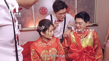 ModelMedia Asia-Lewd Wedding Scene-Liang Yun Fei-MD-0232-Bestes Original Asia Porno Video