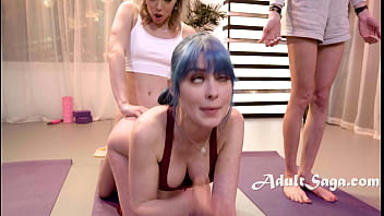 No One Knows Whom The Tranny Yoga Instructor Will Fuck Today