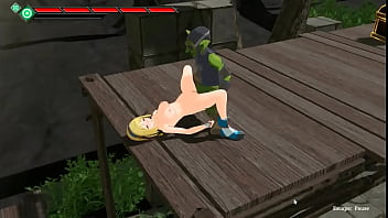 Pretty blonde has sex with goblin in wiz.lil act porn hentai ryona game