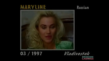 A jovem russa Maryline no elenco privado