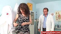 Unshaven pussy extreme Karla visits a doc