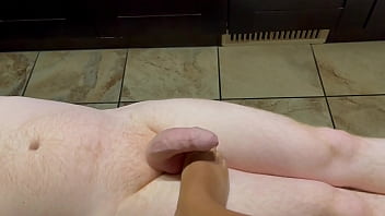 Using my feet to play with another cock