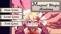 Magical Waifus Academy [Hentai game PornPlay] Trio Ep.1 avec des filles monstres à double branlette espagnole