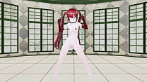 GENSHIN IMPACT MONA NUDE GHOST DANCE 3D RED HAIR COLOR EDIT SMIXIX