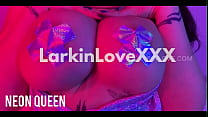 Neon Queen Larkin Love's Sexy Long Tongue