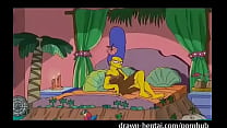 Homer e Marge scopano tutta la notte I Simpson