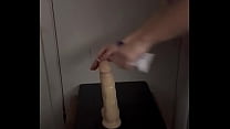 Gf tries big dildo but punished for Cummngs’s Pt 1