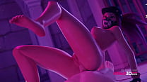 Heiße Babes haben Analsex in einer anzüglichen 3D-Animation von The Count