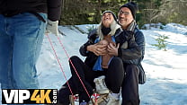 DADDY4K. Sex(-unfall) beim Skifahren