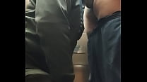 Fun with sexy chub in elevator