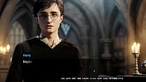 Hogwarts Legacy [لعبة هنتاي PornPlay محاكاة ساخرة] يلعب هاري بوتر وهيرميون مع تعويذات BDSM السحرية المحظورة