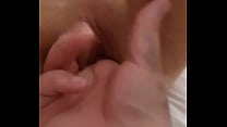 Young nordic girl getting fingered by older man