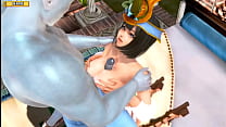 Hentai 3D (HS23) - Reina Cleopatra y hombre plateado