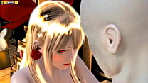 Hentai 3D ( Hs28) - Folla con una diosa rubia.