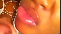 Pretty chick takes a huge Cumshot to the face.