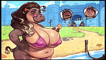 My Pig Princess [ Hentai Game PornPlay ] Ep.23 hot chubby furry in bikini on public beach