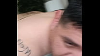 Gay bottom Latino sub getting fucked raw by hung mature white man
