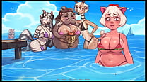 うちの豚姫 [エロゲームPornPlay] Ep.28 ビキニコンテストで優勝するために可愛い肛門を公衆の面前に晒す姫