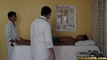 21yo Asian gets anal examination at doctor infirmary