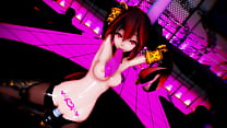 [20201120][MMD]XXXDance TDA Princess Knight Zatsune erotic squatting  dance