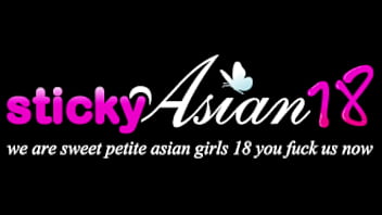 StickyAsian18 "Angel 18" & "Cici" おもちゃをしゃぶる 小柄なアジアの女の子はあなたのお金が大好き