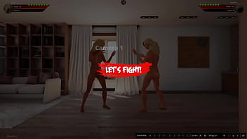 Heather contro Faye (combattente nudo 3D)