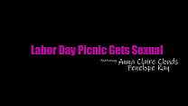 "Queremos invitarte a nuestro picnic del Día del Trabajo", le dicen Penelope Kay y Anne Claire Clouds a Stepbro - T24:E2