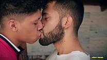 Camilo Brown Giving a Sloppy Deepthroat Edging Blowjob to Hot Big Dick Latino Liam Sareth With Intense Post Cum Play