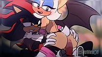 Shadow Fucking Hot Ass Rouge Cowgirl (Sonic)
